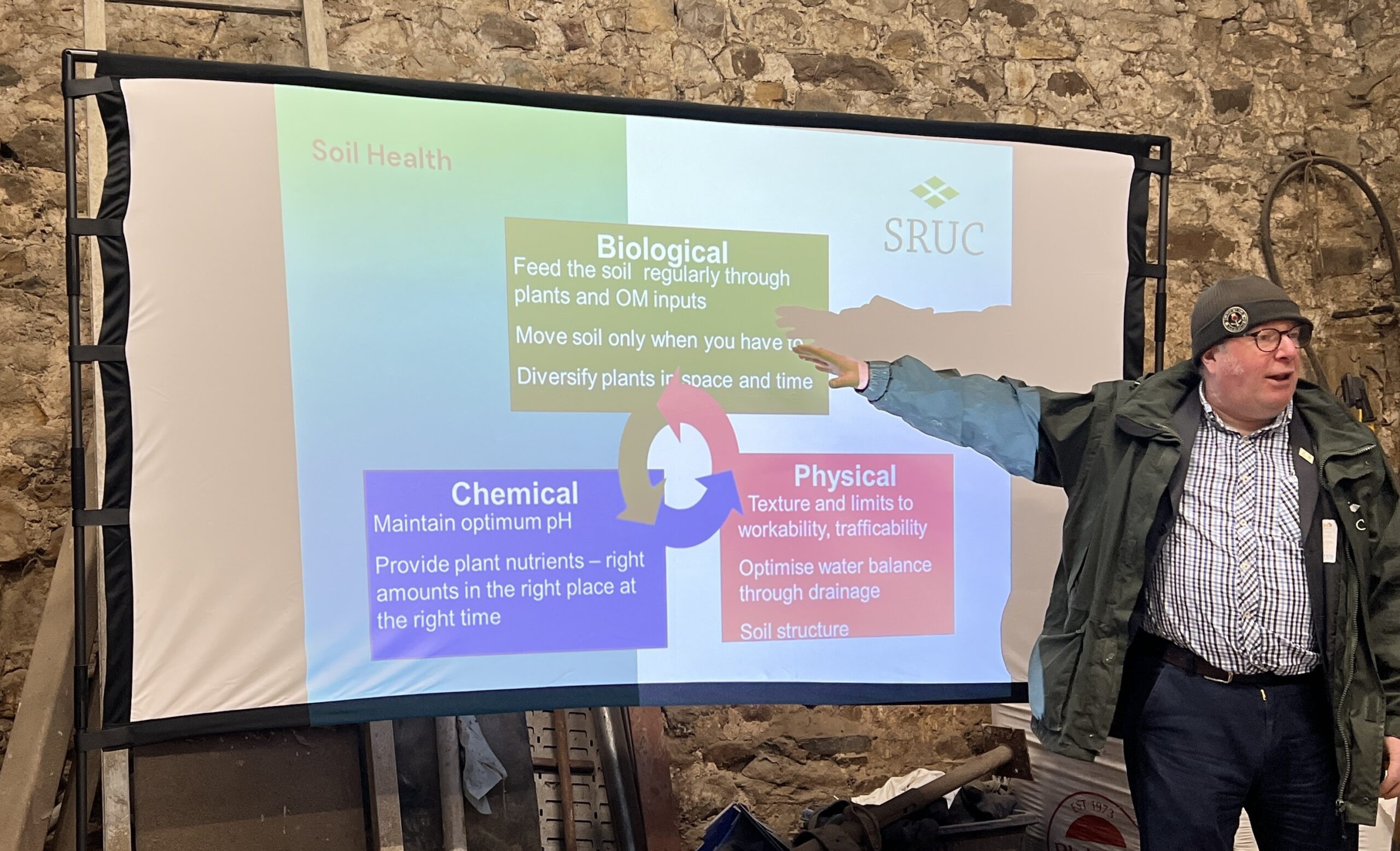Paul Hargreave – speaker Speaker Paul Hargreave - in front of presentation screen